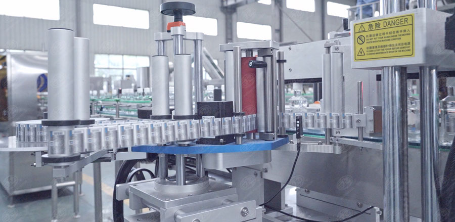 全自動不干膠貼標(biāo)機(jī)